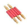 Wmzjnljy 5pcs No Wires 4mm Male to 3.5mm Female Bullet