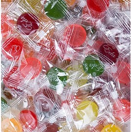 Eda's Sugar Free Mixed Fruit Hard Candy, individually wrapped, OU Parve, Uses Sorbitol, Low Sodium, 1 LB