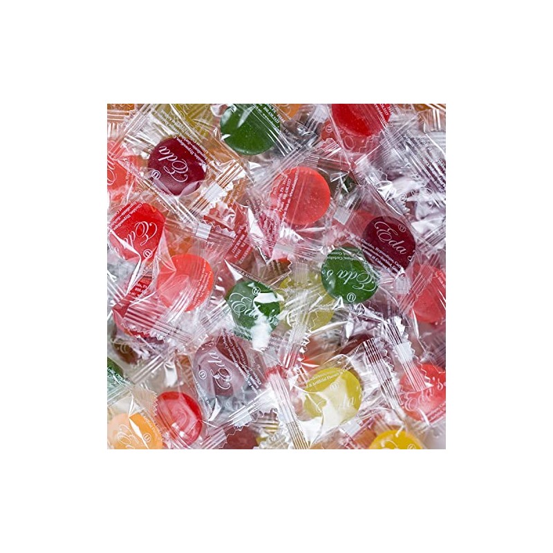 Eda's Sugar Free Mixed Fruit Hard Candy, individually wrapped, OU