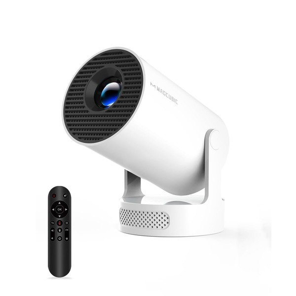 【2025 Upgrade】Magcubic HY300PRO+, Mini Portátil Proyector 4K con WiFi 6