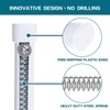 Graber Oval Spring Tension Curtain Rod 22 to 36-Inch Adjustable