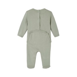 Vertbaudet VERTBAUDETOrganic Collection: Pack of 3 Baby Romper Basic, Green