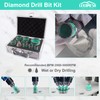 LEKOMESH Diamond Core Drill Bits Set 11pcs Tile Hole Saw
