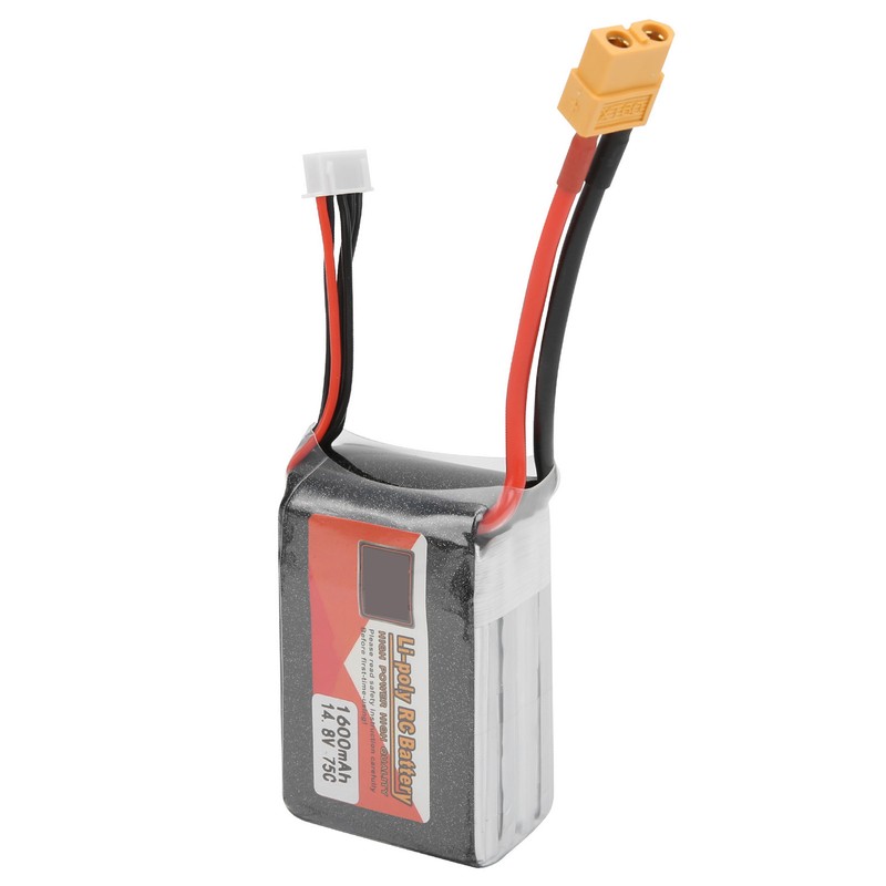 14.8V 4S 1600mAh 75C XT60 Plug RC Car Boat LiPO