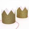 Meri Meri Gold Mini Glittered Crowns, 1 EA
