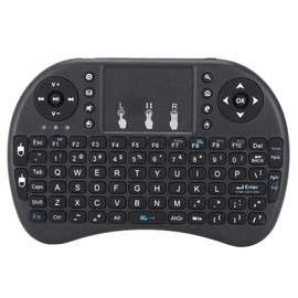 DOSYU Mini Teclado Inalámbrico con Luces para Smart TV, Consolas, Celulares, Tablets