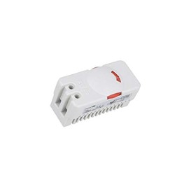Stego 01115.0-00 Model STO 011 Small Compact Thermostat NC Contacts Red Button 0 to 60°C Temperature Control 70mm Height x 33mm Width x 42mm Length