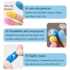 Rubber Finger Tips Guard, 30 Pieces in 10 Colors