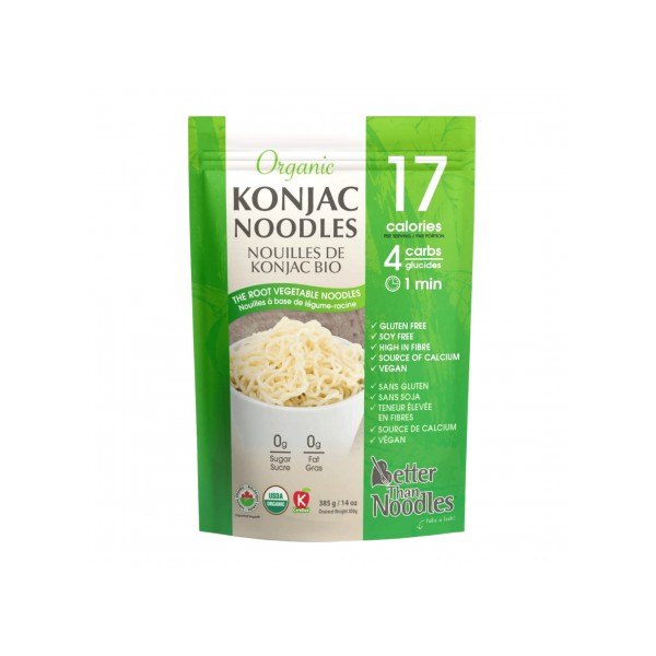 Better Than Foods Organic Konjac Noodles 385g, Single Bag