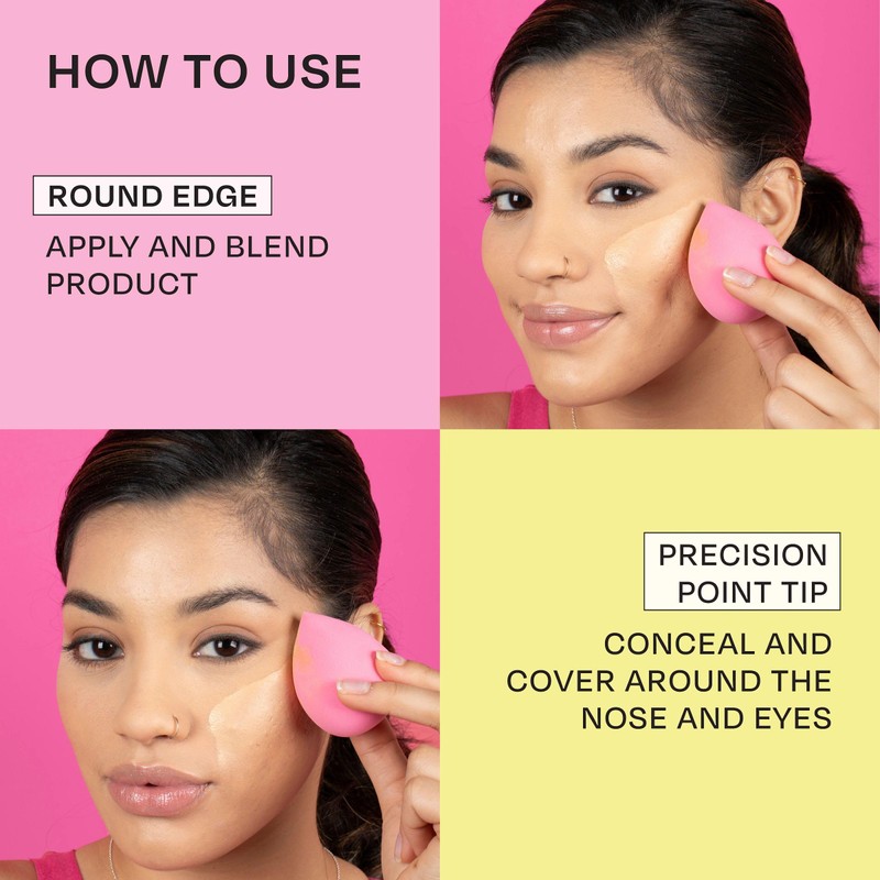 Freeman Blender Bender Makeup Sponge Set, For Liquid & Cream