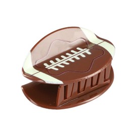 1Pc Brown Rugby Hair Claw Hair Clips for Women, Creative Ball Theme Hair Clamp Rugby Hair Clips Colorful Sports Hair Accessories Headwear Hair Barrettes Hair Ornament for Women Girls Clips Barrettes