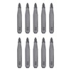 sourcing map 10pcs PZ0 Screwdriver Bit 5/32" Hex Shank 28mm