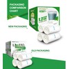 FORID Small Clear Trash Bags, 1.2 Gallon Tiny Garbage Bags,