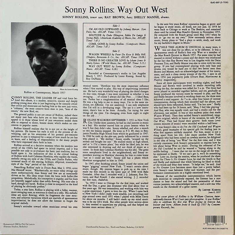 Way Out West (Vinyl)