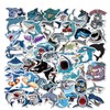 Gatuida 100 Sheets Shark Cartoon Sticker Decorative Scrapbook Decals for