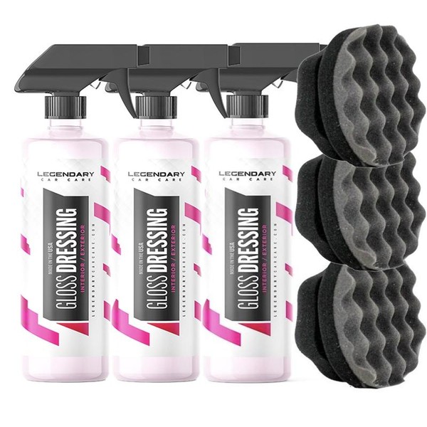 Legendary Gloss Dressing - Plastic, Trim & Tire Dressing -