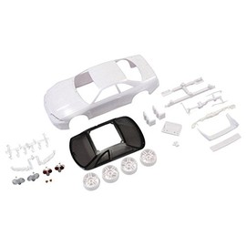 Kyosho MZN182 Skyline GT-RR33V Spec White Body Set, Unpainted Body with Wheels