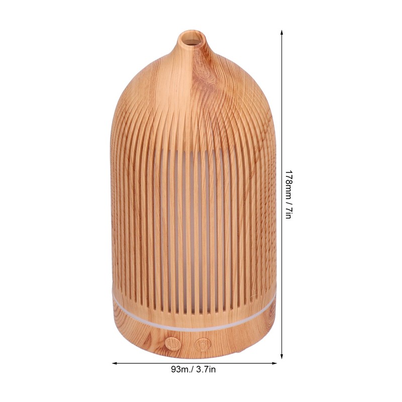 200ml Mini Hollow Humidifier with Night Light USB Powered Aroma