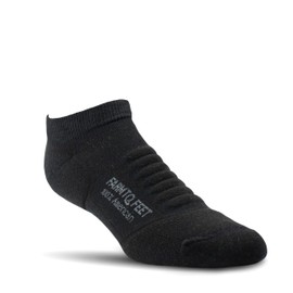 Farm to Feet Fayetteville Low Cut Merino Wool Socks (Black, X-Large)