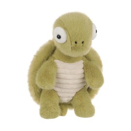 Apricot Lamb Slow Turtle Plush Stuffed Animals for Kids, Soft Cute Plush Toys for Baby Girl and Boy, Fluffy Slow Turtle Green 8.3 Inches