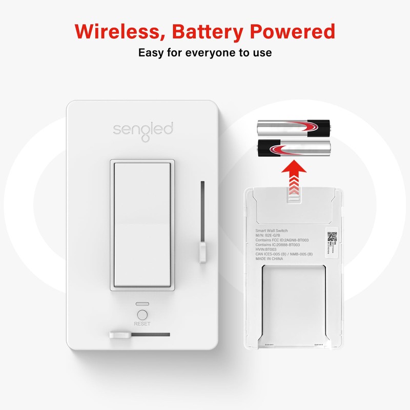 Sengled Dual Mode Smart Switch, Wall Switch that Only Works