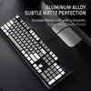Hexgears GK735 Wired Full Size Mechanical Keyboard, Aluminum Housing Built
