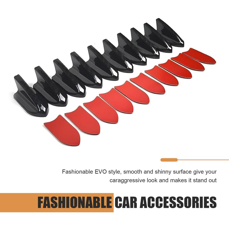 Hugwits 10 PCS Car Diffuser Shark Fin Antenna, Air Vortex