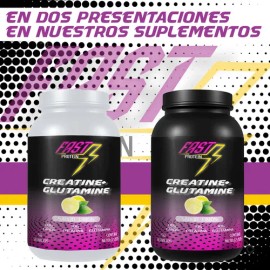 Creatina + Glutamina Fast Protein 1kg 50 Servicios Suplement