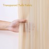 10×10ft Champagne Tulle Backdrop Curtain with Lights String for Parites,