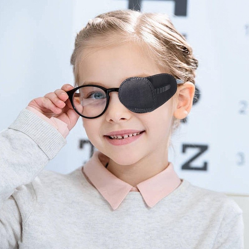 6 Blackout Eye Masks for Children and 1 Portable Blackout