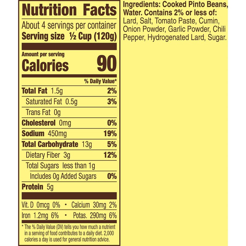 Old El Paso Traditional Refried Beans 454 Grams