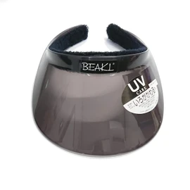 BEAKL UV Protection Visor, Vehicle Regular Size, Color Changing, Sun Visor (Black/Pile Navy), Black / pile portion: Navy