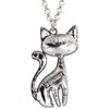 BONSNY Statement Enamel Alloy Chain Cat Necklaces Pendant Original Design