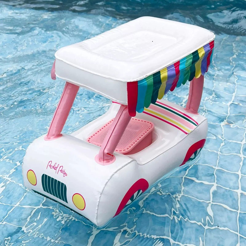 Packed Party 2-Pk Inflatable "Party Car" IPX7 Waterprof Pool Bluetooth