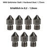 SIUTEC® Premium MK8 Hardened Steel/Hardened Steel, Nozzle/Nozzle, 0.3 mm, Pack