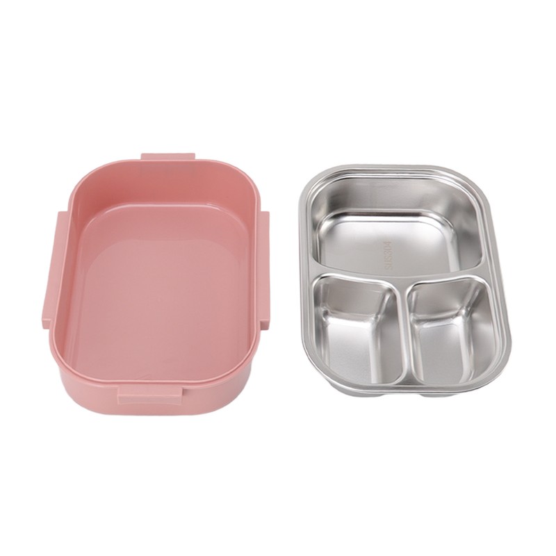 1450ml Bento Lunch Box Stainless Steel Compartment Thermal Bento Box