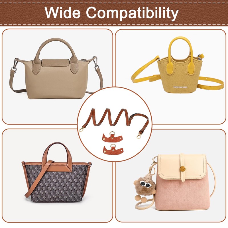 Dyserbuy Purse Straps for Women Crossbody Bag Replacement, Leather Strap