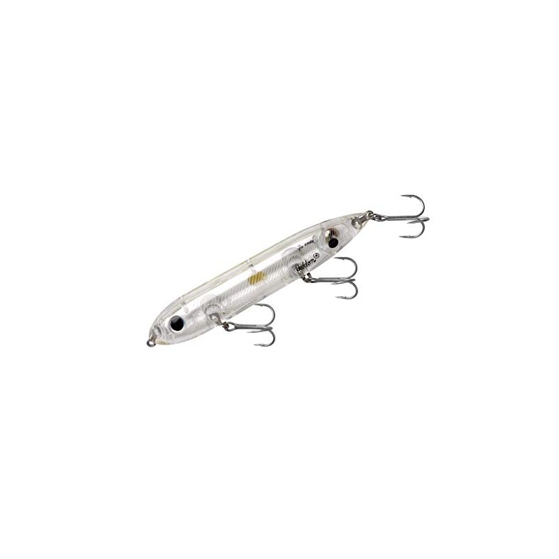 Heddon Lures X925603 Super Spook Fishing Lures, Clear, 5", 7/8