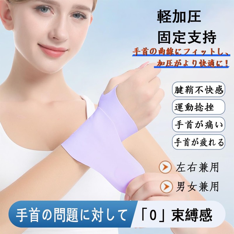 Wrist Supporter [Ultra Thin / Ultra Lightweight] Tendon Sheath Joint