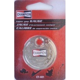 Champion Spark Plug Gap Gauges ‘Silver Dollar’ Taper Gauge & Wire Gauges, Select: Type - Champion Circular Gauge CT481
