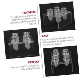 DECHOUS 1 Set DIY Lipstick Mold Set Cosmetic Moulds for Lip Balm Making Includes Molds Rings for Personal Professional Use Create Custom Colors for Her