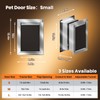 VOSOIR Cat Door for Wall, Small Pet Door, Heavy Duty
