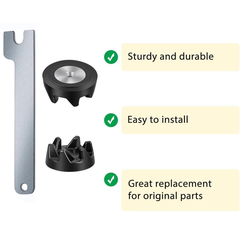 3 Rubber Mixer Coupling Spindle Tool Replacement Part