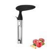 GVSS Apple Corer with Black Handle, Apple Core, Stainless Steel