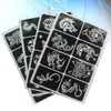 Pack of 32 Stencils Tattoo Stencils Glitter Tattoo Stencils Temporary