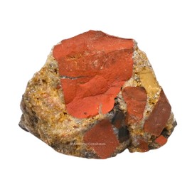 Amazing Gemstone Spotted Jasper Raw Crystals and Healing Stones, Natural Rocks for Tumbling and DIY Raw Stones and Crystals (1 Piece)