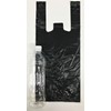 JAPACK'S SN05 Sanitary Bag, Black, Pink Ribbon, Box Type, with