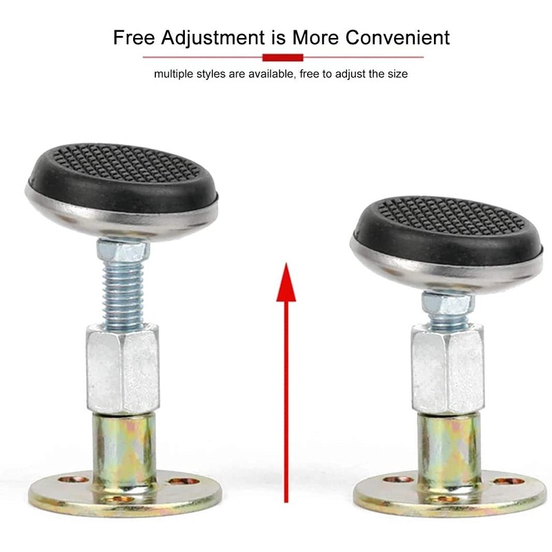 Tiardey 4 Pcs Bed Frame Anti-Shake Tool Bedside Stoppers Adjustable