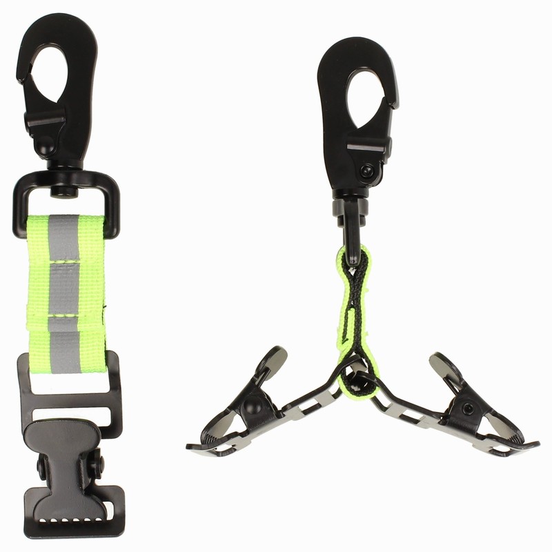 Minadax 2 x glove holders, 1 x clip and 2