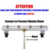 M MINGLE Pressure Washer Undercarriage Cleaner, Under Car Wash, 4000